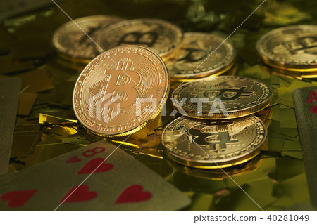 比特幣金幣虛擬貨幣五彩紙屑 比特幣金幣虛擬貨幣五彩紙屑 40281049
