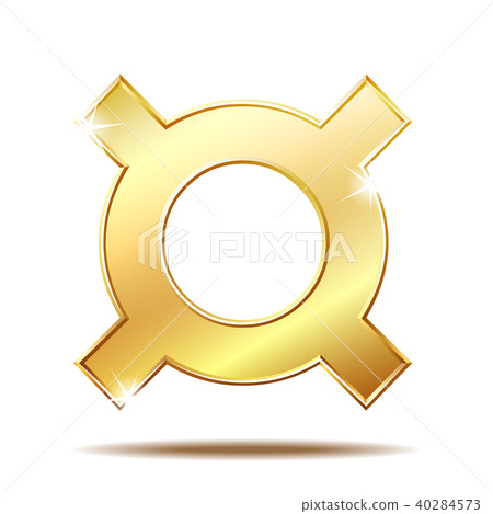 Cold Generic currency symbol isolated on white Cold Generic currency symbol isolated on white 40284573