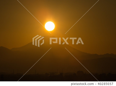 Sunset and Fuji Sunset and Fuji 40285037
