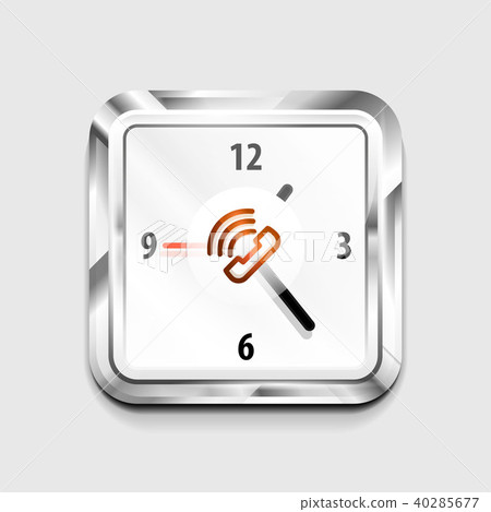 Phone button, call support idea, vector illustration 40285677