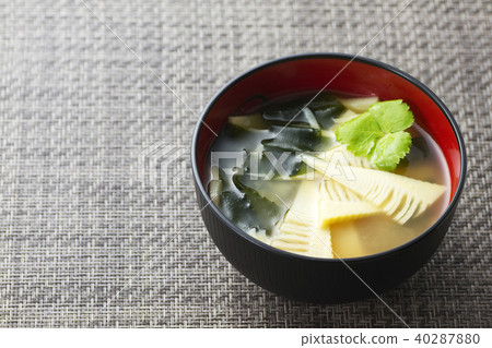 竹筍和裙帶菜味噌湯3 40287880