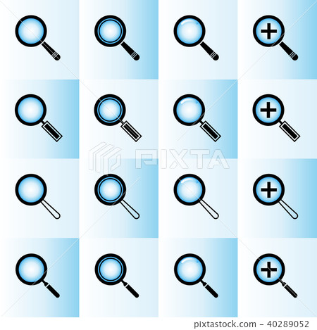 Search loupe icon magnifying glass Search loupe icon magnifying glass 40289052