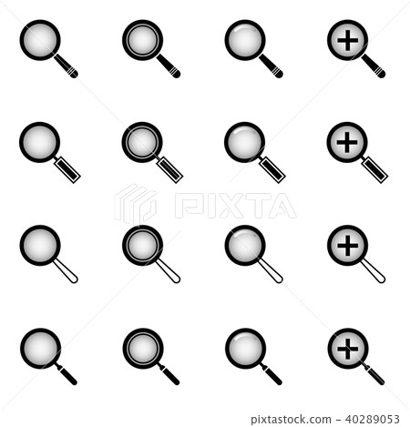 Search loupe icon magnifying glass Search loupe icon magnifying glass 40289053