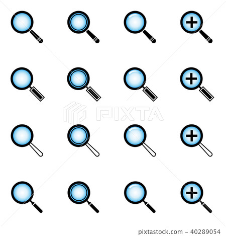 Search loupe icon magnifying glass Search loupe icon magnifying glass 40289054