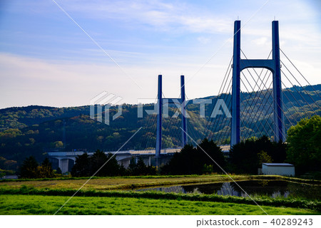 Valley of rice terrace and Tomei highway Valley of rice terrace and Tomei highway 40289243