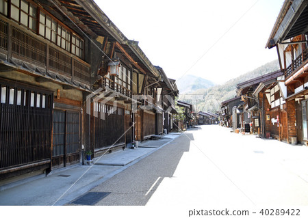 Narai酒店的街道位於Nakasendo的Kiso。 Narai酒店的街道位於Nakasendo的Kiso。 40289422