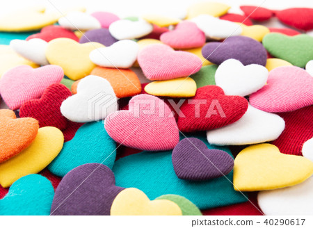 Heart Various Diversity Colorful Material Heart Various Diversity Colorful Material 40290617