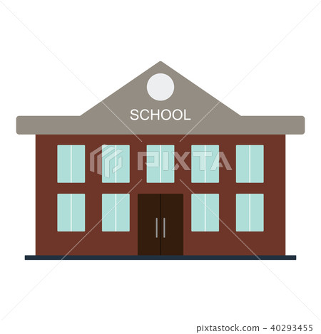 School building icon 40293455