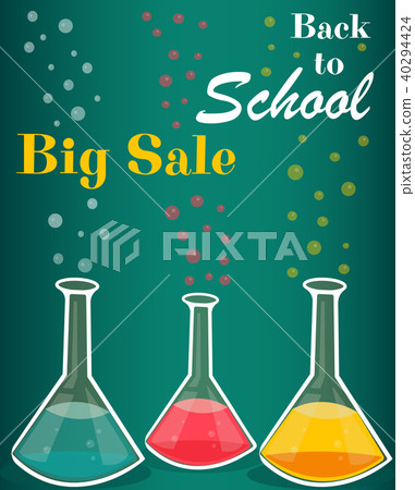 Back to school sale background. 40294424