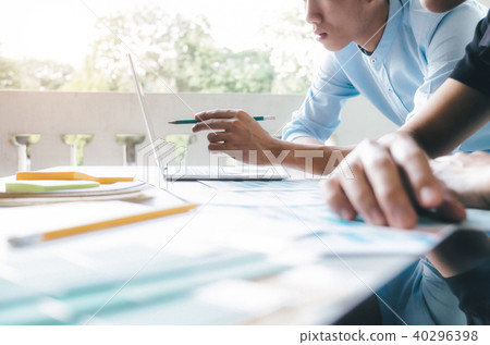 Designers brainstorming meeting team. 40296398