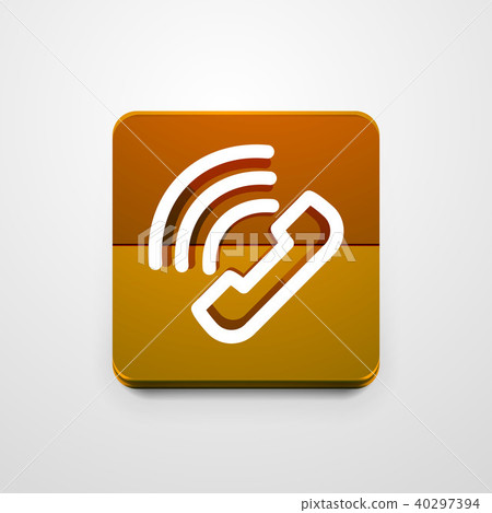 Phone button, call support idea, vector illustration Phone button, call support idea, vector illustration 40297394