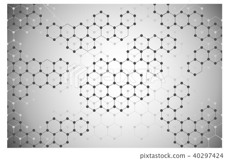 hexagon molecule structure hexagon molecule structure 40297424