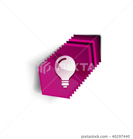 Light bulb, new idea concept web button Light bulb, new idea concept web button 40297440