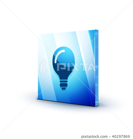 Light bulb, new idea concept web button Light bulb, new idea concept web button 40297869