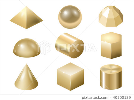 Gold metal forms 3 Gold metal forms 3 40300129