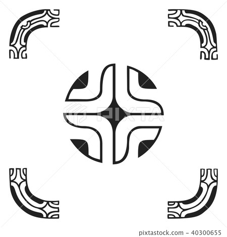 polynesian tattoo indigenous primitive art. 40300655