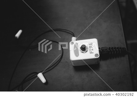 Remote button fire earplugs shooting sports 40302192