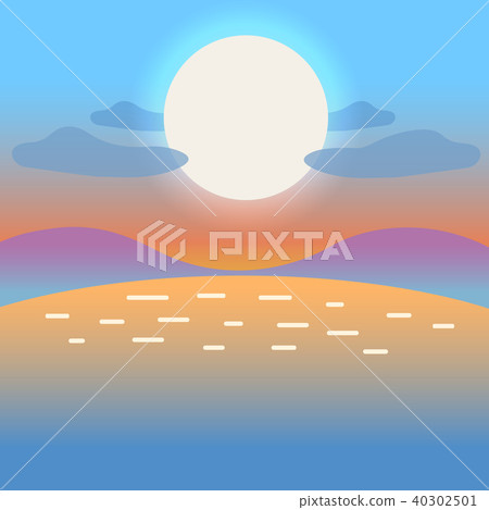 The sun in the morning The sun in the morning 40302501