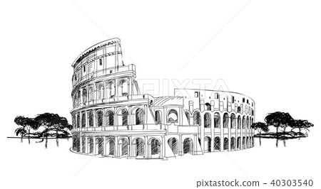 Rome city Coliseum. Italy Travel Italian landmark Rome city Coliseum. Italy Travel Italian landmark 40303540