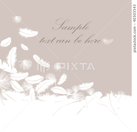 Feather background with copy space for text Feather background with copy space for text 40303543