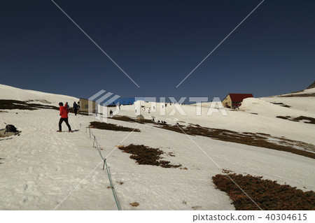 Kiso Komagatake的Norikoshi淨土，雪季（2018年4月29日） 40304615