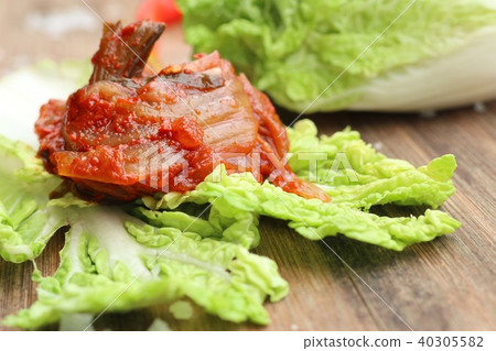 kimchi cabbage - korean food kimchi cabbage - korean food 40305582