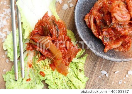 kimchi cabbage - korean food 40305587