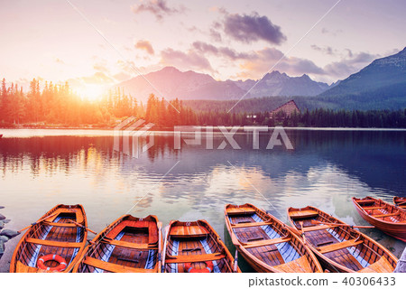Fantastic Shtrbske Pleso High Tatras. Slovakia, Europe. Fantastic Shtrbske Pleso High Tatras. Slovakia, Europe. 40306433