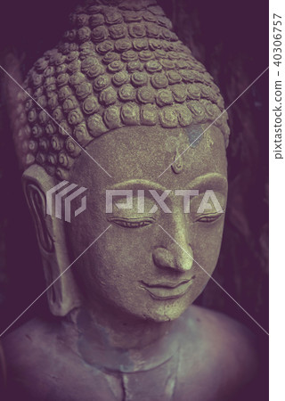Statue of Buddha. The respect of the Buddhist. 40306757