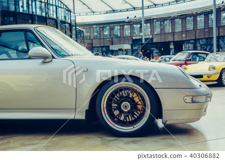 vintage transport retro car. Beautiful Exhibition vintage transport retro car. Beautiful Exhibition 40306882