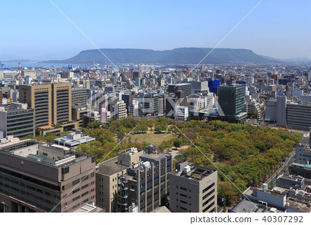 Takamatsu city (Yajima, city hall, central park) 40307292