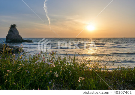 在麻雀島的日落,Hokazaki,千葉縣 在麻雀島的日落,Hokazaki,千葉縣 40307401