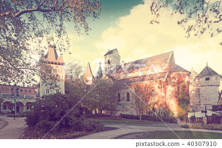 Vajdahunyad castle is landmark of Budapest Vajdahunyad castle is landmark of Budapest 40307910