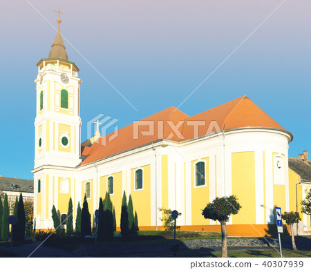 Catholic Church in hungarian city Baja 40307939