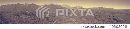 Lakes Nahuel Huapi and mountain Campanario Lakes Nahuel Huapi and mountain Campanario 40308026