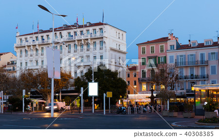 View of streets of Cannes in France View of streets of Cannes in France 40308385
