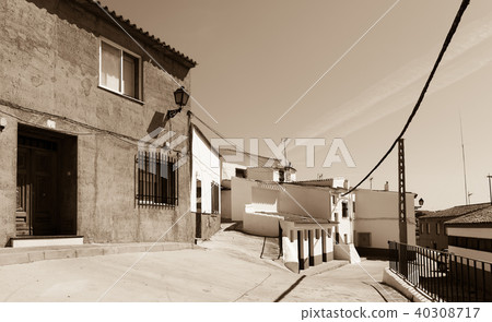 Picturesque street of Campo de Criptana Picturesque street of Campo de Criptana 40308717