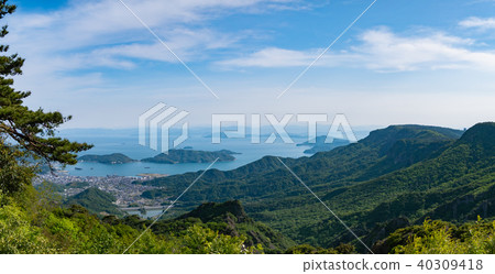 The scenic beauty of Kankakei Gorge on Shodoshima Island and its ropeway The scenic beauty of Kankakei Gorge on Shodoshima Island and its ropeway 40309418