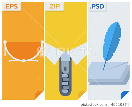 File types vector icons and formats labels file system icons presentation document symbol File types vector icons and formats labels file system icons presentation document symbol 40310874