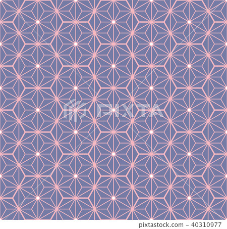Violet and pink Japanese style pattern vector. Violet and pink Japanese style pattern vector. 40310977