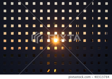 Metal fence with backlight 40313784