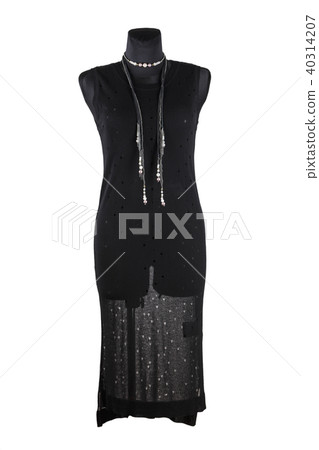 black dress isolated 40314207