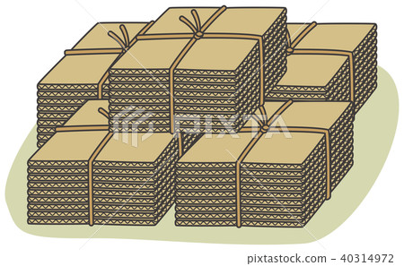 Image illustration of resource trash pile of cardboard Image illustration of resource trash pile of cardboard 40314972