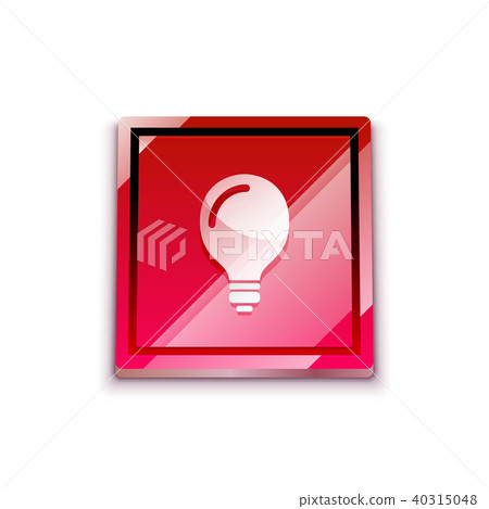 Light bulb, new idea concept web button Light bulb, new idea concept web button 40315048