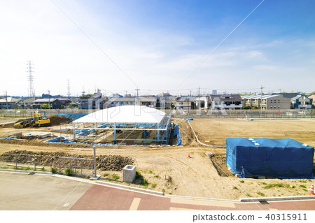 Construction site of residential area 40315911