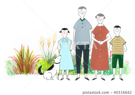 I go to my grandparents' house to keep a dog 40316682