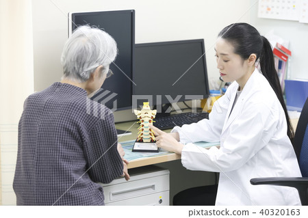 Orthopedic examination Female doctor 40320163