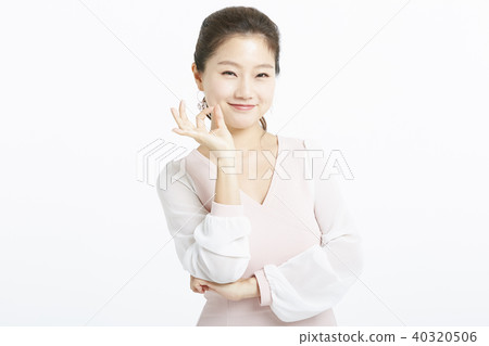 女性肖像系列手標誌 女性肖像系列手標誌 40320506