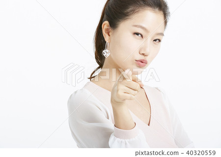 女性肖像系列手標誌 女性肖像系列手標誌 40320559