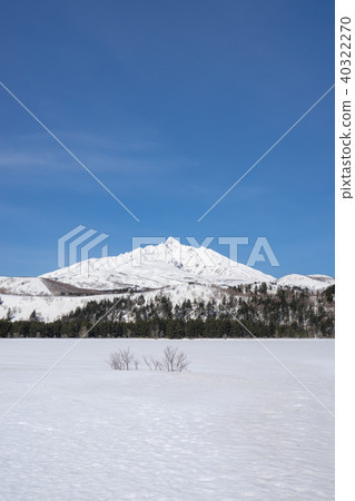 Otatomari swamp in Rishiri Island in winter Otatomari swamp in Rishiri Island in winter 40322270